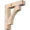 Ekena Millwork Westlake Block Smooth Bracket w/ Offset Brace, Douglas Fir, 7 1/2"W x 32"D x 36"H BKT0806X32X36WTL05SDF - alternate 1